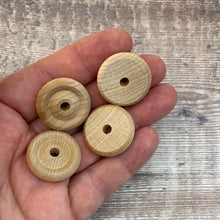 Load image into Gallery viewer, Wheel - pack of four 2.6 cm / 1” diameter wheels