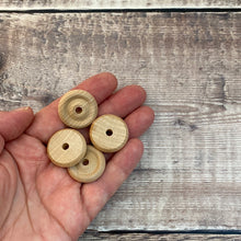 Load image into Gallery viewer, Wheel - pack of four 2.6 cm / 1” diameter wheels