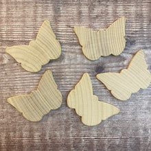Load image into Gallery viewer, Butterfly wooden cutout - 3.8cm across