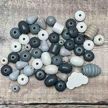 Load image into Gallery viewer, Grey beads