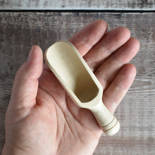 Load image into Gallery viewer, Scoop - 10cm small wooden scoop (thinner sides)