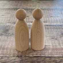Load image into Gallery viewer, 10cm beech peg dolls