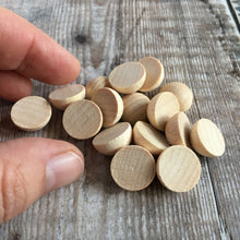Load image into Gallery viewer, Hemisphere - solid wooden half round / half ball / split ball shape - 1.5 cm diameter