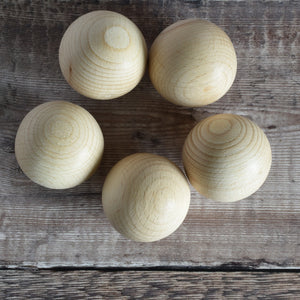 Ball - solid wooden ball - 5cm diameter