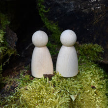 Load image into Gallery viewer, Rounded body figures - 6.5cm tall in FSC beech