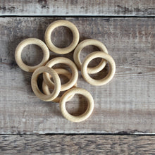 Load image into Gallery viewer, Curtain rings - wooden
