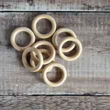 Load image into Gallery viewer, Curtain rings - wooden