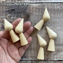 Load image into Gallery viewer, Wooden gnome shapes