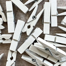 Load image into Gallery viewer, White mini pegs detail
