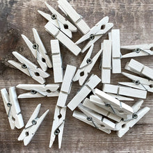 Load image into Gallery viewer, White mini pegs