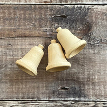 Load image into Gallery viewer, Three wooden bells