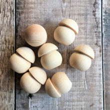 Load image into Gallery viewer, Mushroom - solid wooden cep / penny bun / porcini shape - 4.4 cm tall