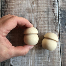 Load image into Gallery viewer, Mushroom - solid wooden cep / penny bun / porcini shape - 4.4 cm tall