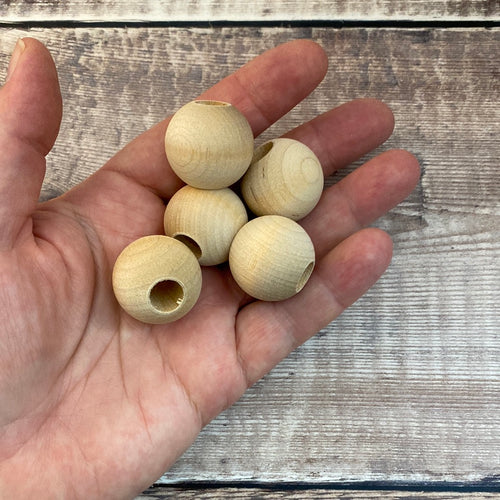 Wooden Balls on Small Pegs