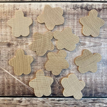 Load image into Gallery viewer, Gingerbread / ploofy star / cloud wood cutout - 4.5cm
