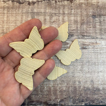 Load image into Gallery viewer, Butterfly wooden cutout - 3.8cm across
