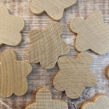 Load image into Gallery viewer, Wooden gingerbread cutout shapes
