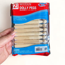 Load image into Gallery viewer, Bargain! 12 Knight wooden dolly pegs
