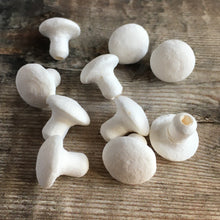 Load image into Gallery viewer, Spun cotton mushrooms / toadstools for crafts

