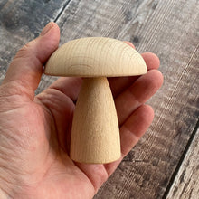 Load image into Gallery viewer, Beech wood mushroom shape
