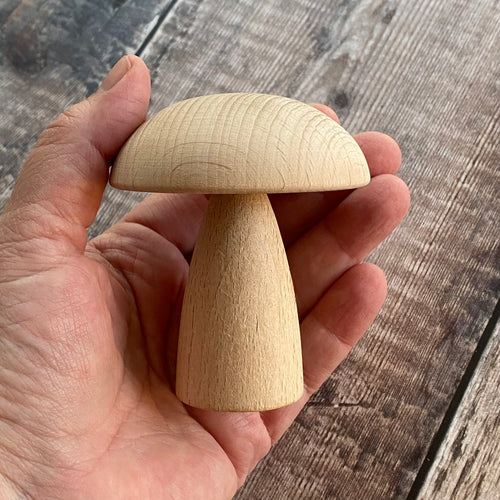 Beech wood mushroom shape