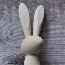 Load image into Gallery viewer, Wooden bunny detail
